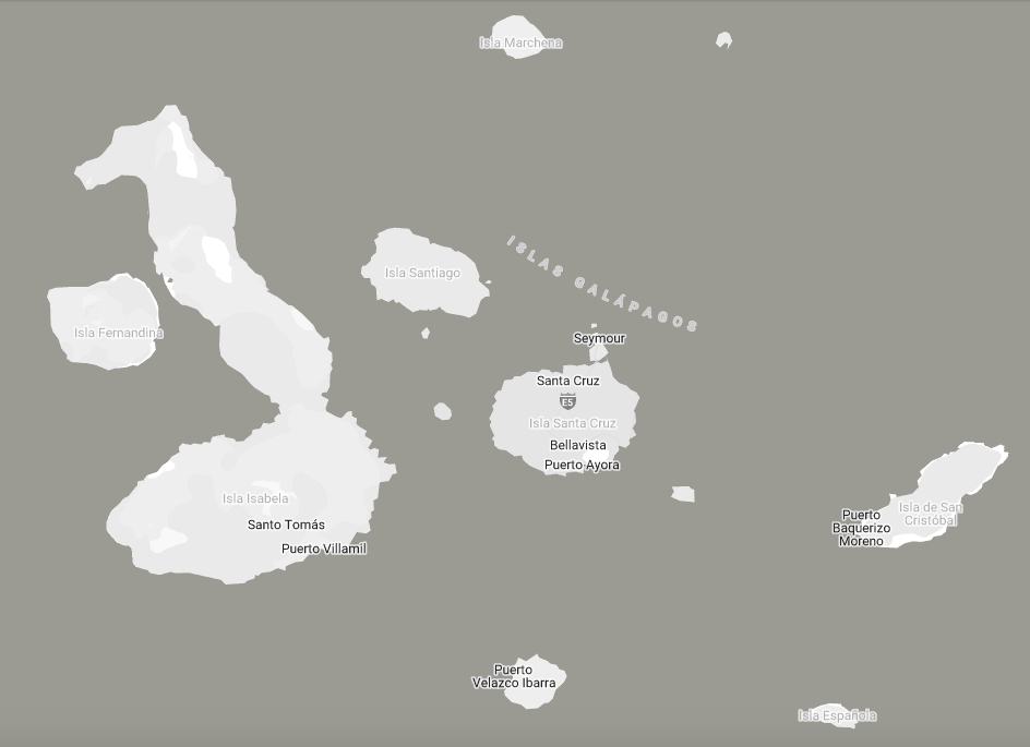 Galapagos Islands map