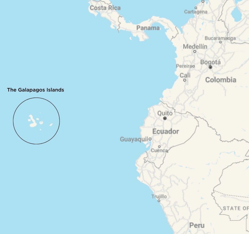location of the Galapagos Islands